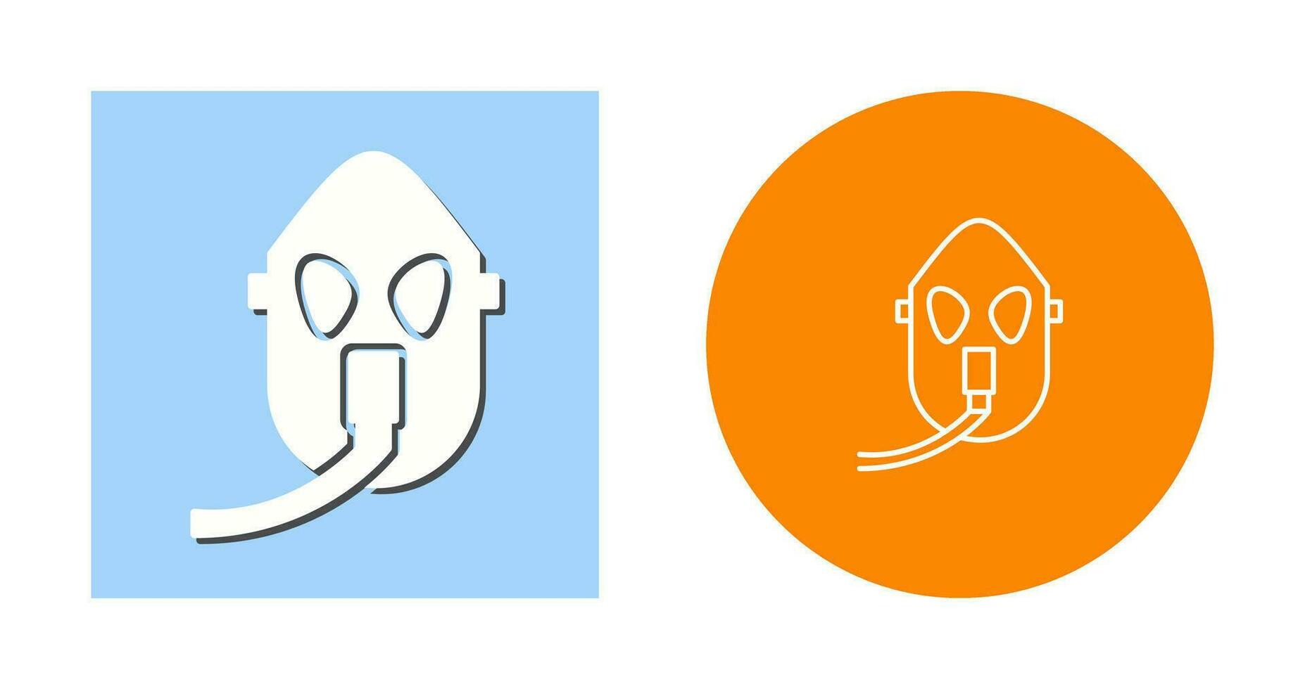 Unique Oxygen Mask Vector Icon