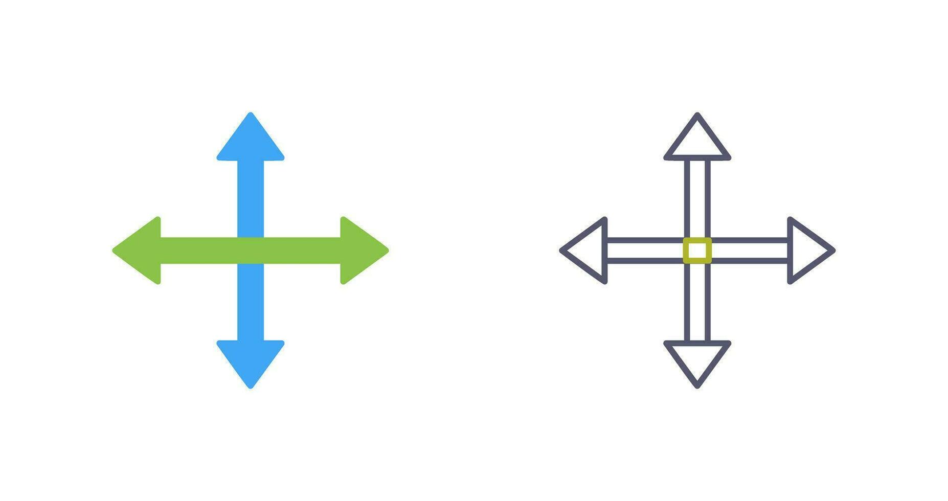 Unique Move Vector Icon