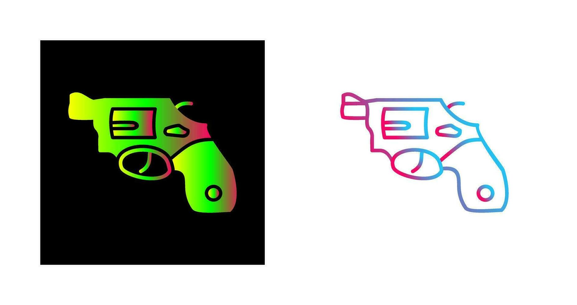 Unique Revolver Vector Icon