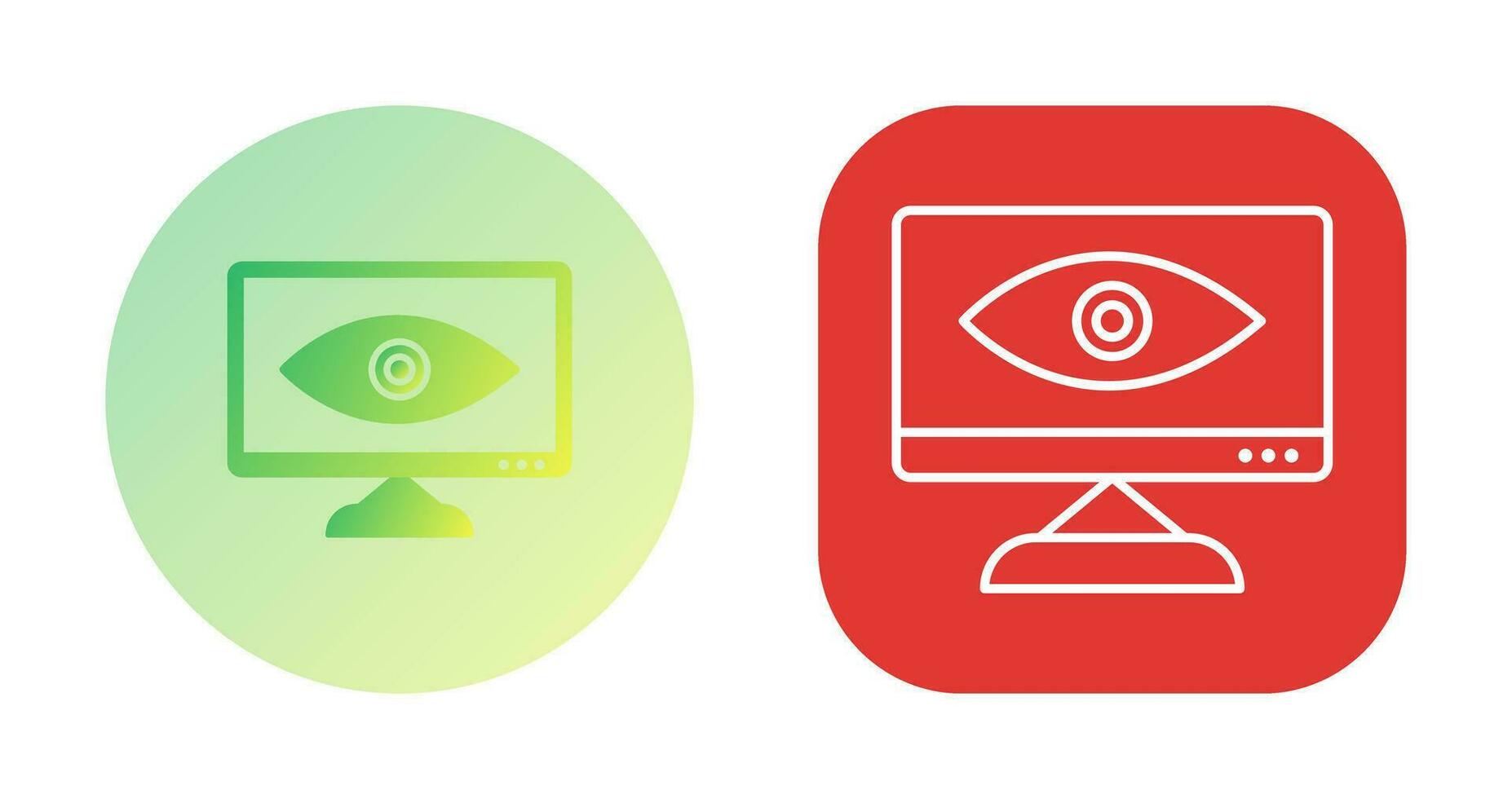 Unique Web Visibility Vector Icon