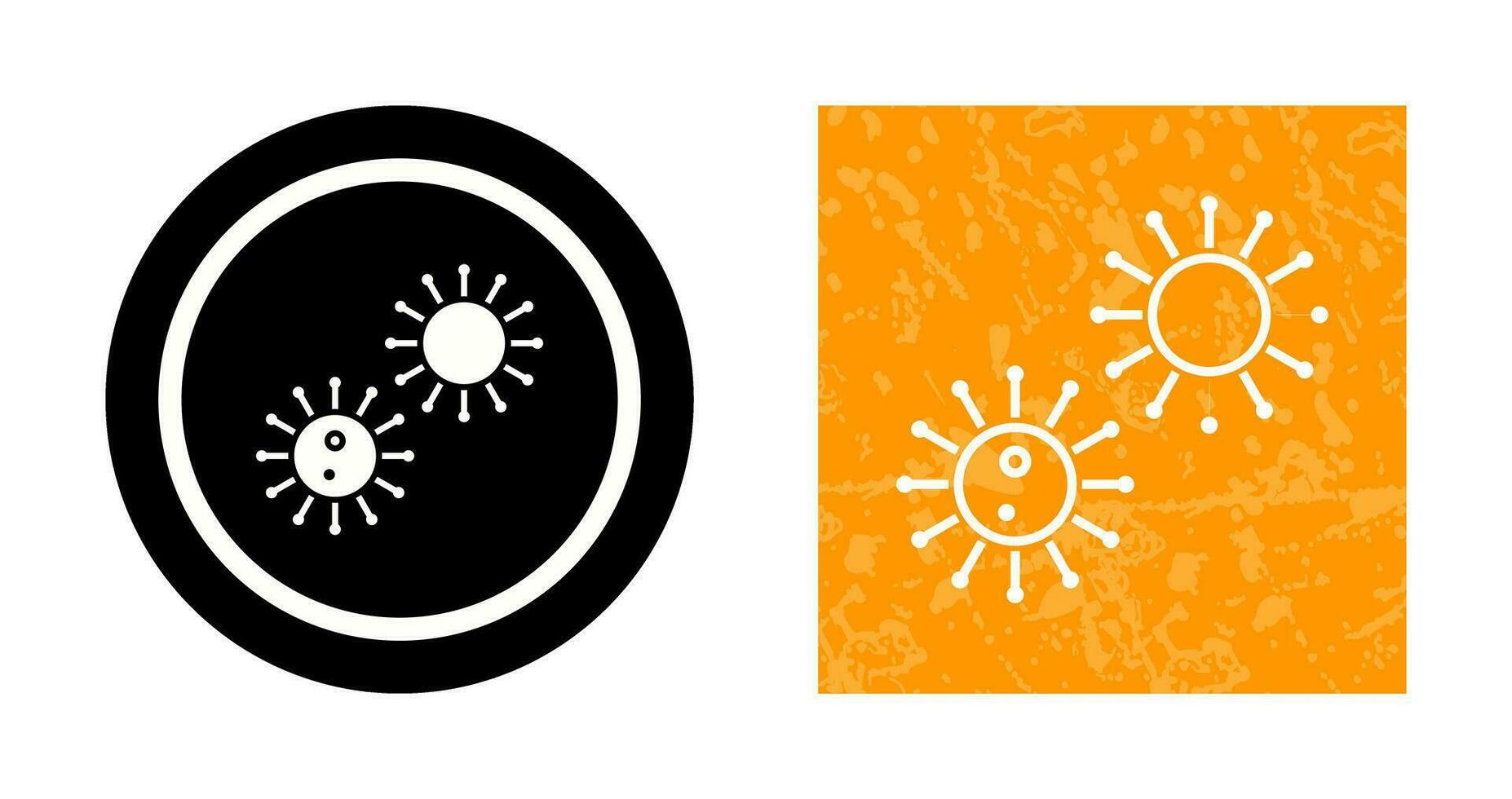 Unique Virus Vector Icon