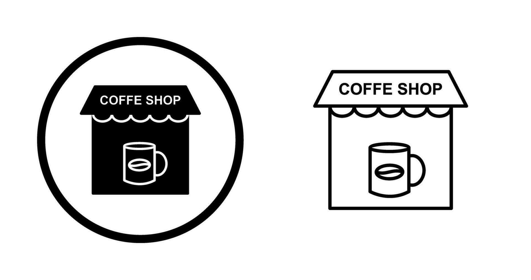 Coffee Shop Vector Icon