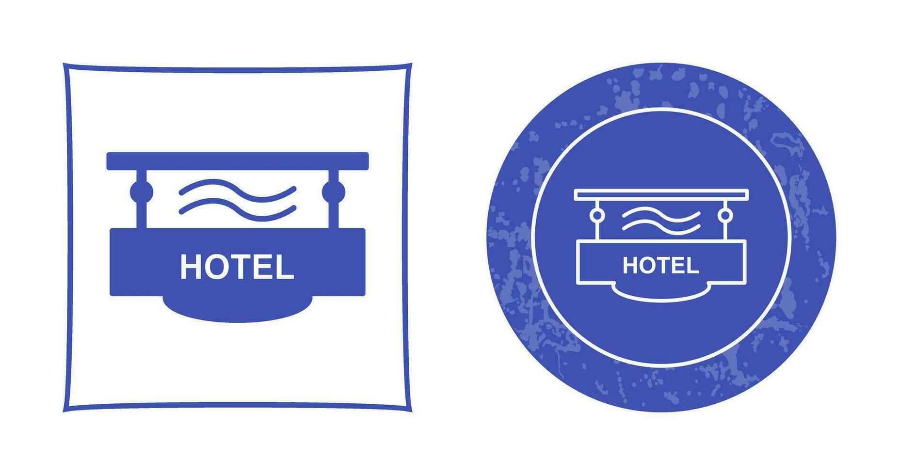 Hotel Sign Vector Icon