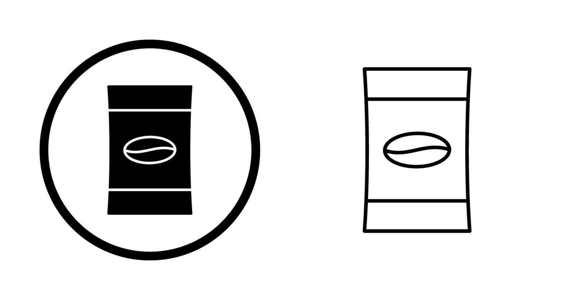 Coffee Packets Vector Icon
