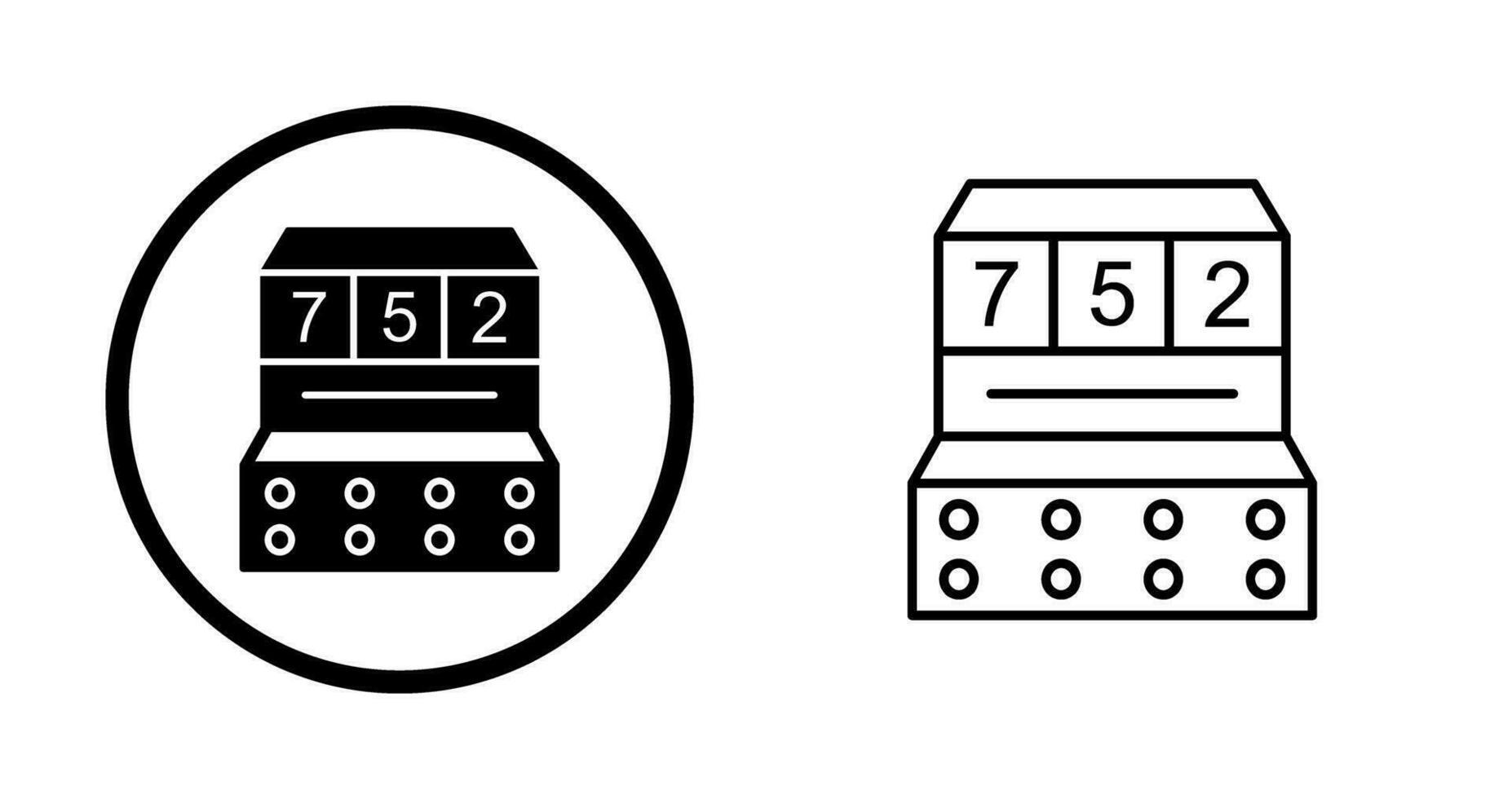 Slot Machine Vector Icon