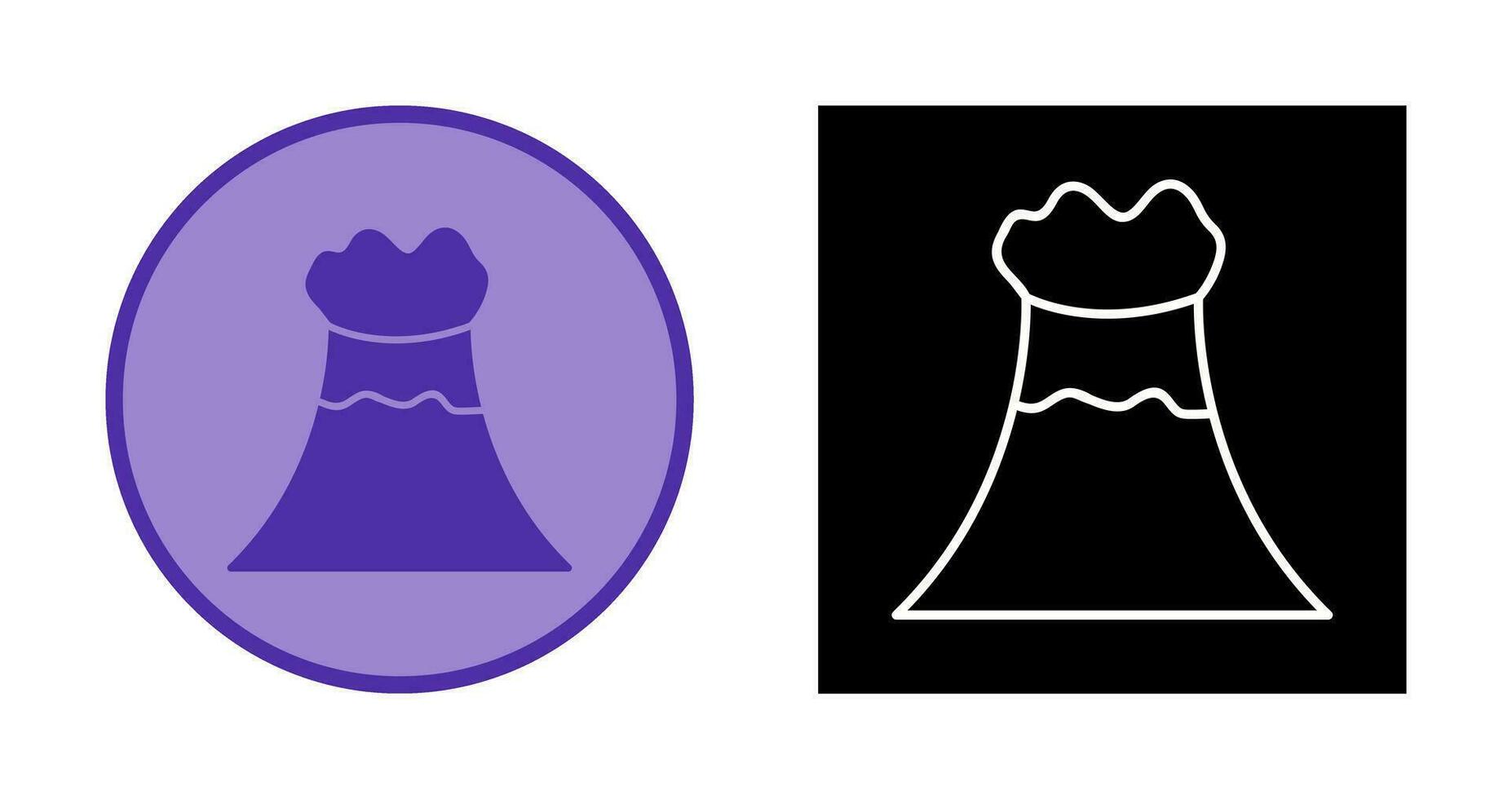 Volcano Vector Icon
