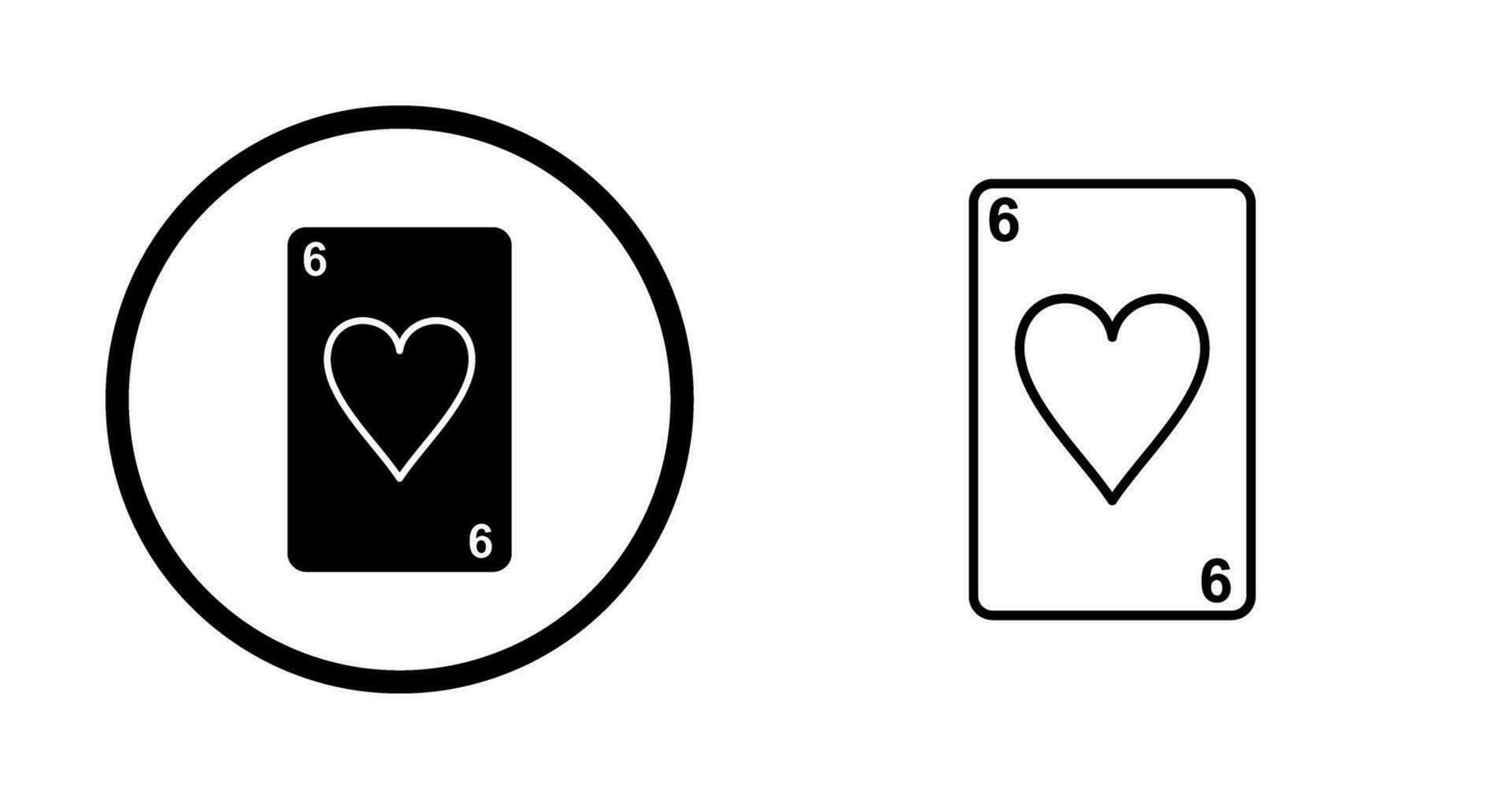 Hearts Card Vector Icon