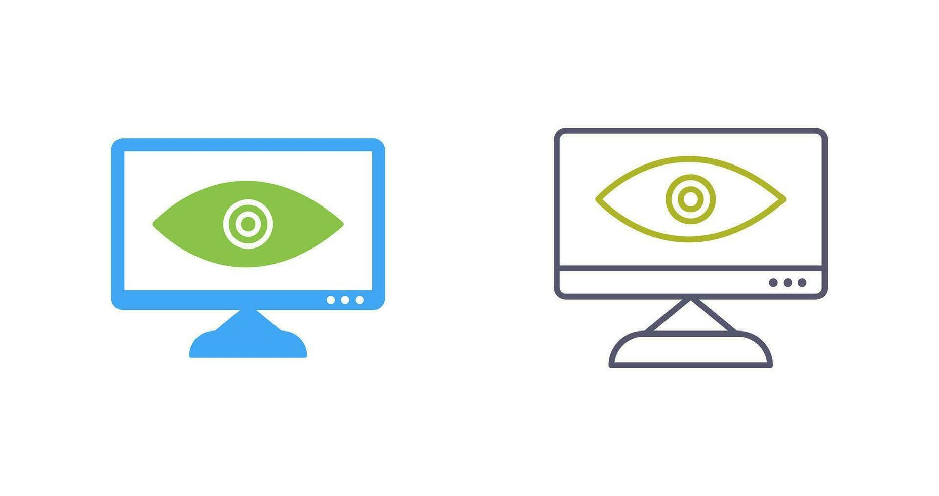 Unique Web Visibility Vector Icon