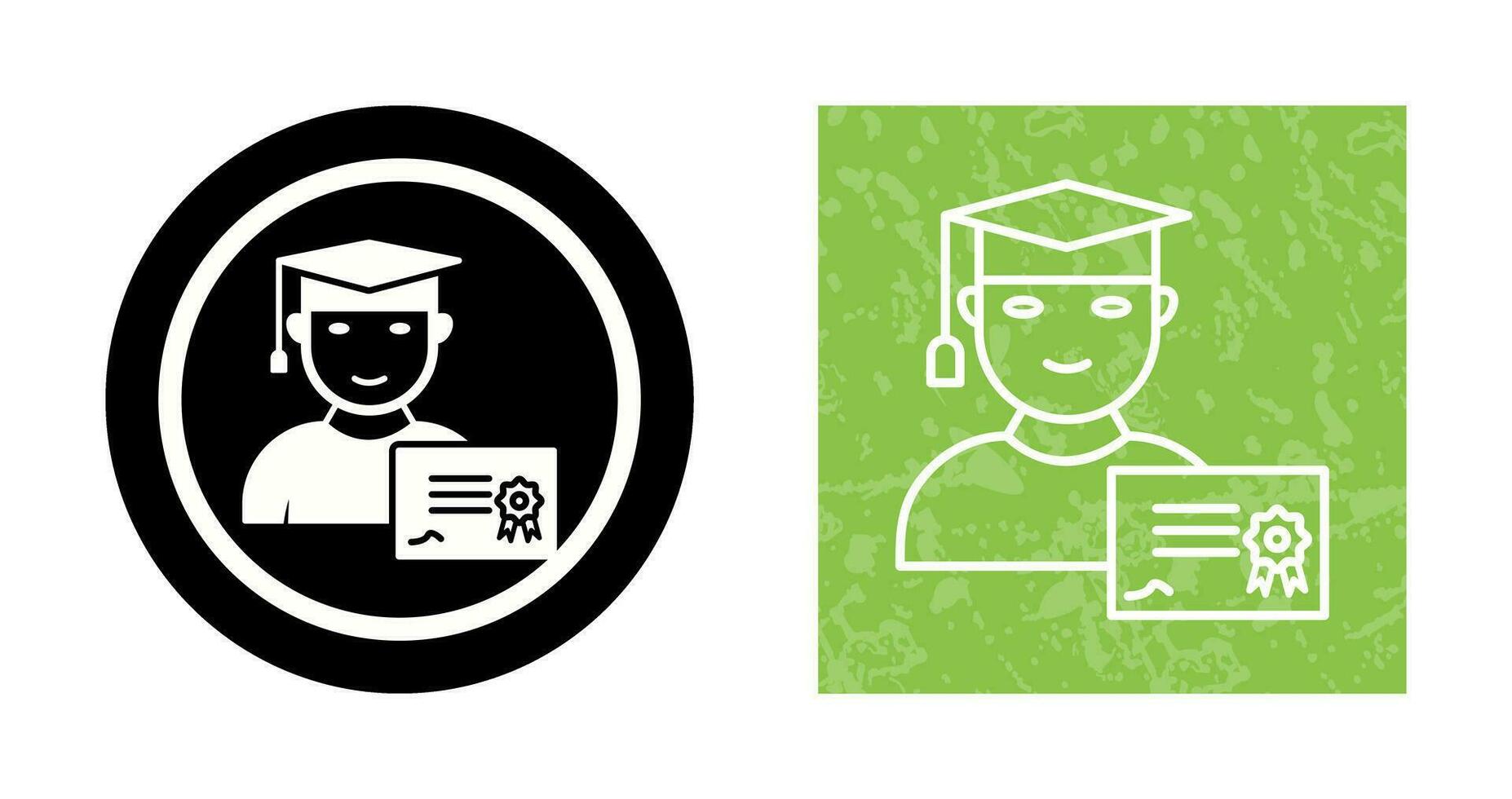 Unique Receiving Diploma Vector Icon