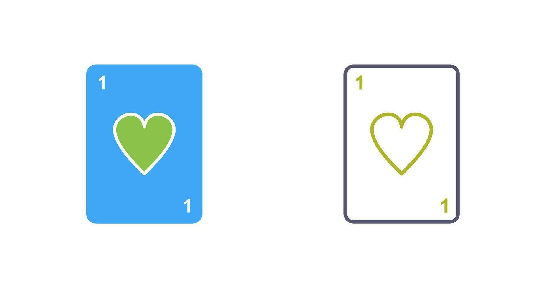 Unique Card Vector Icon