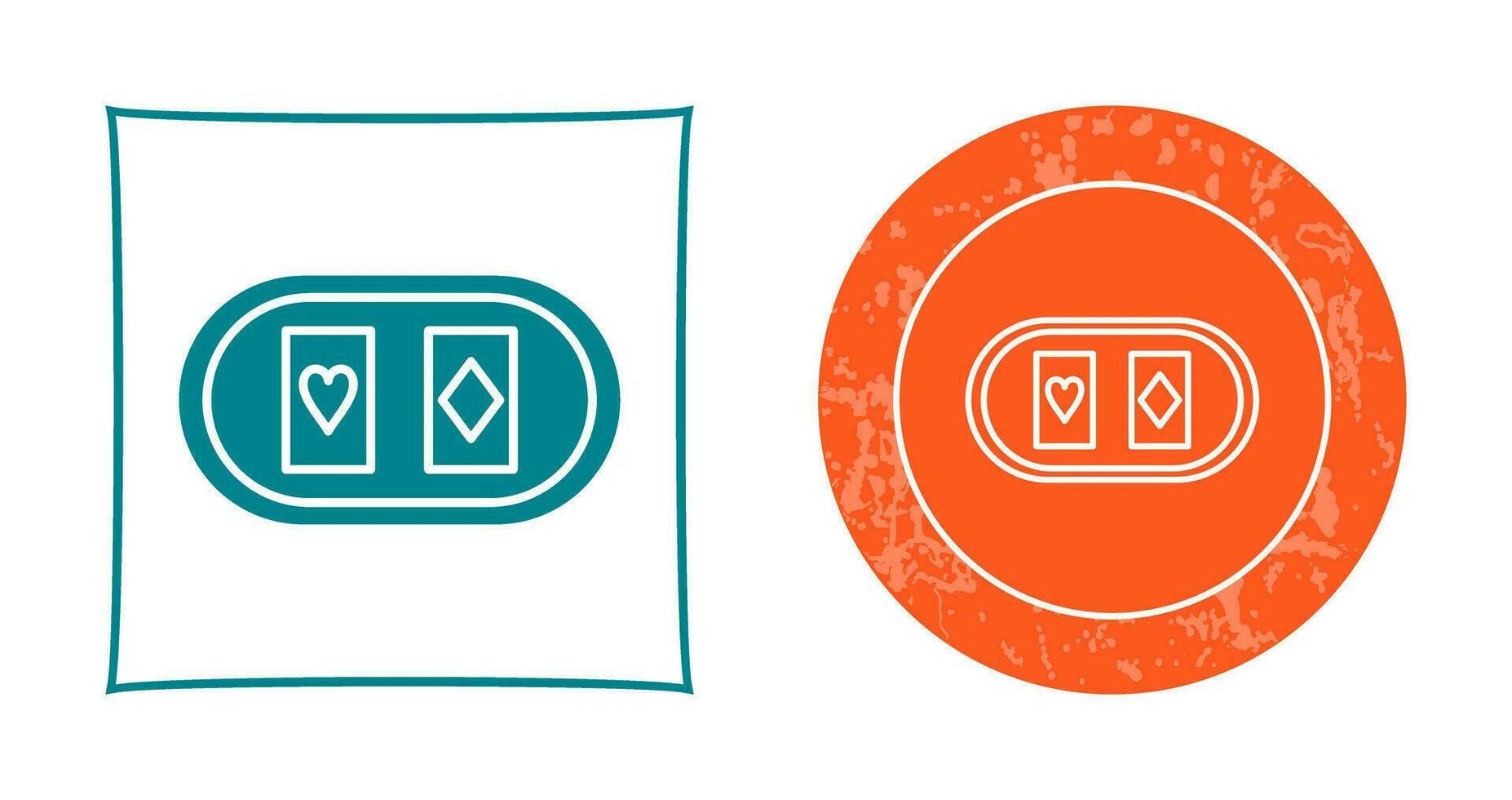 Cards Table Vector Icon