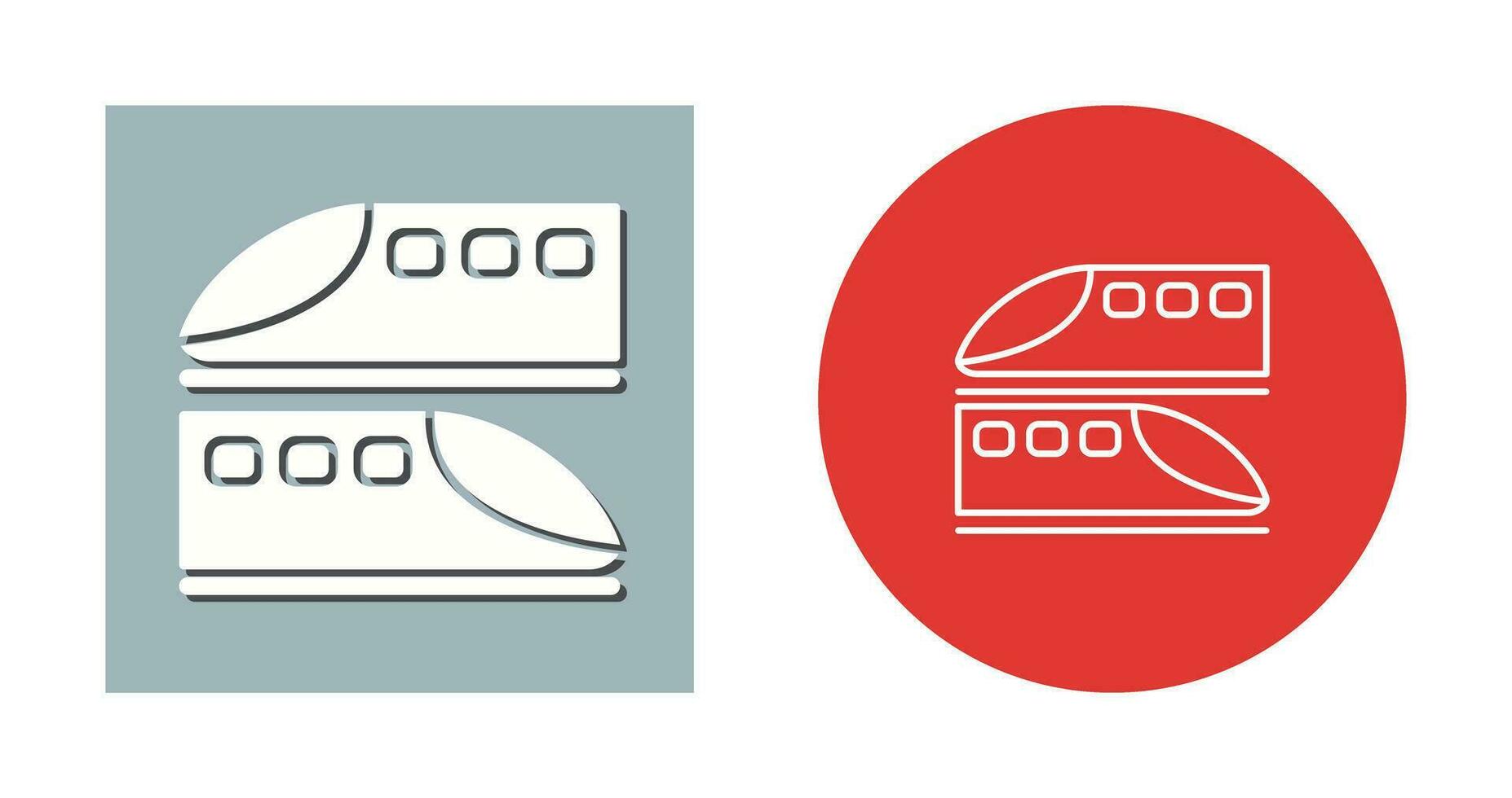 icono de vector de trenes