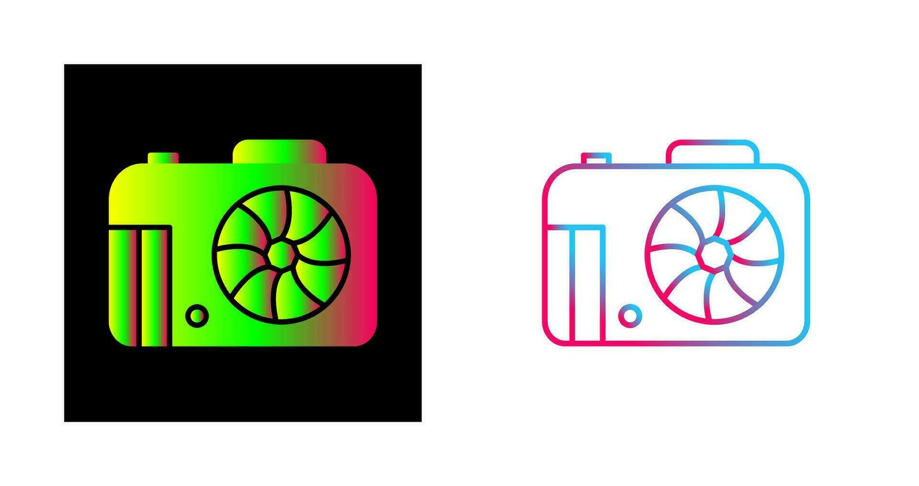 Unique Camera Vector Icon