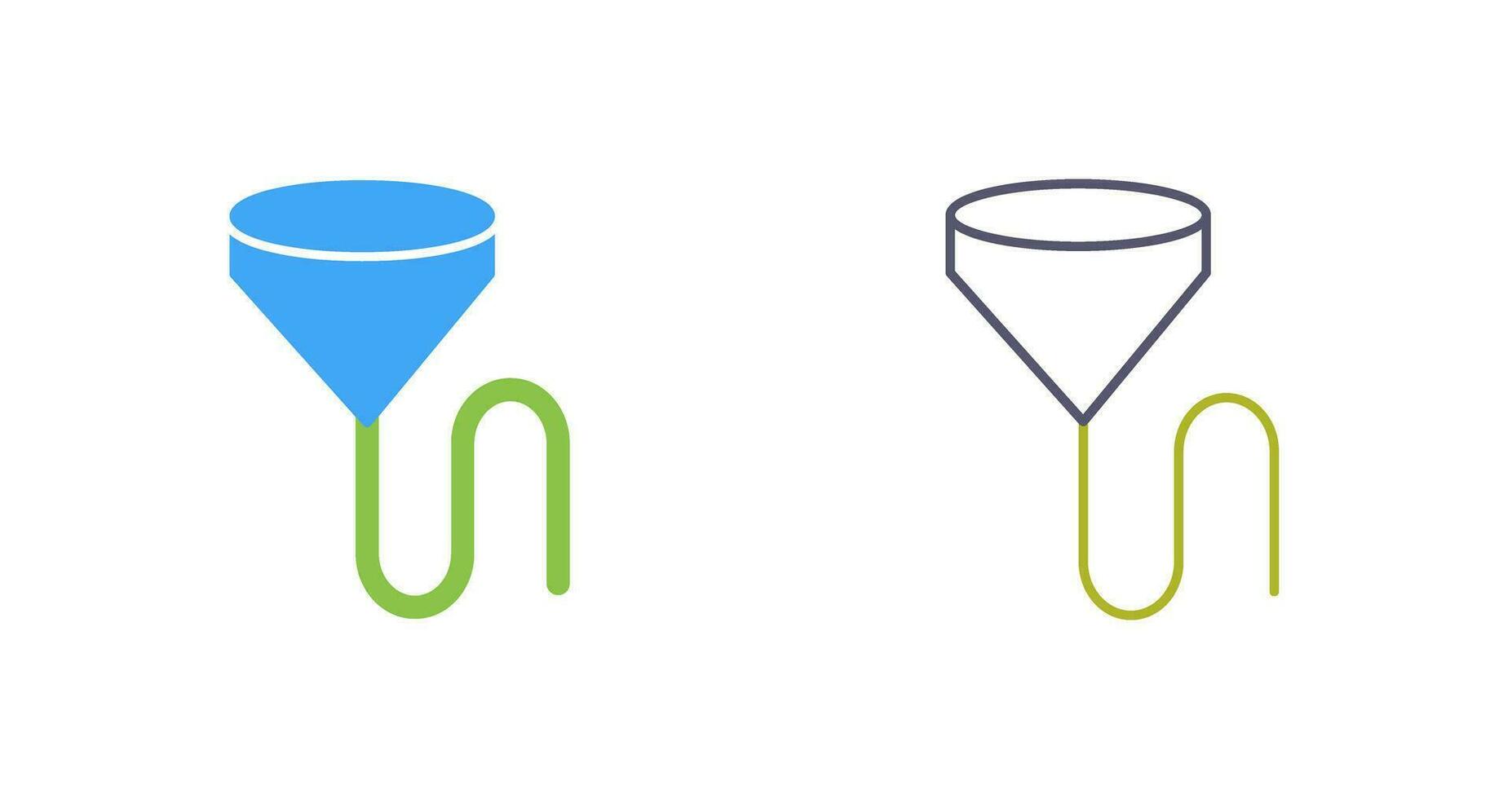 Unique Beer Bong Vector Icon
