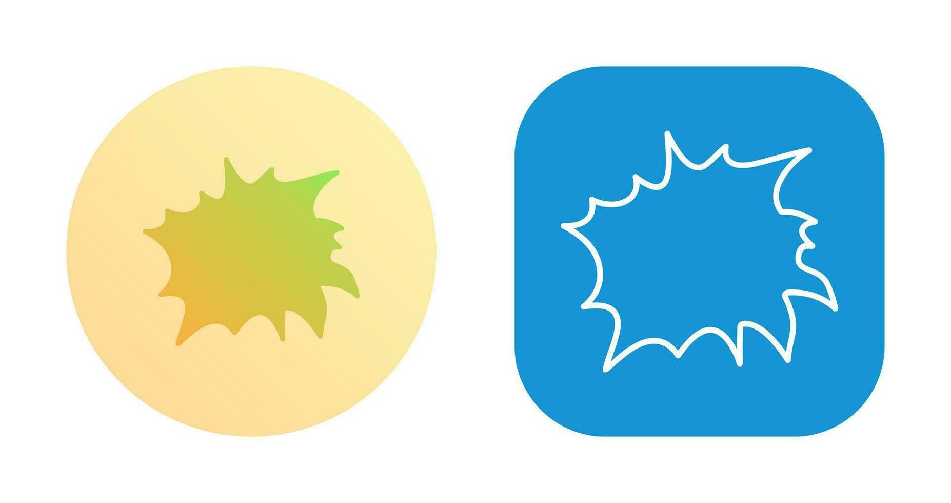 Unique Explosion Vector Icon