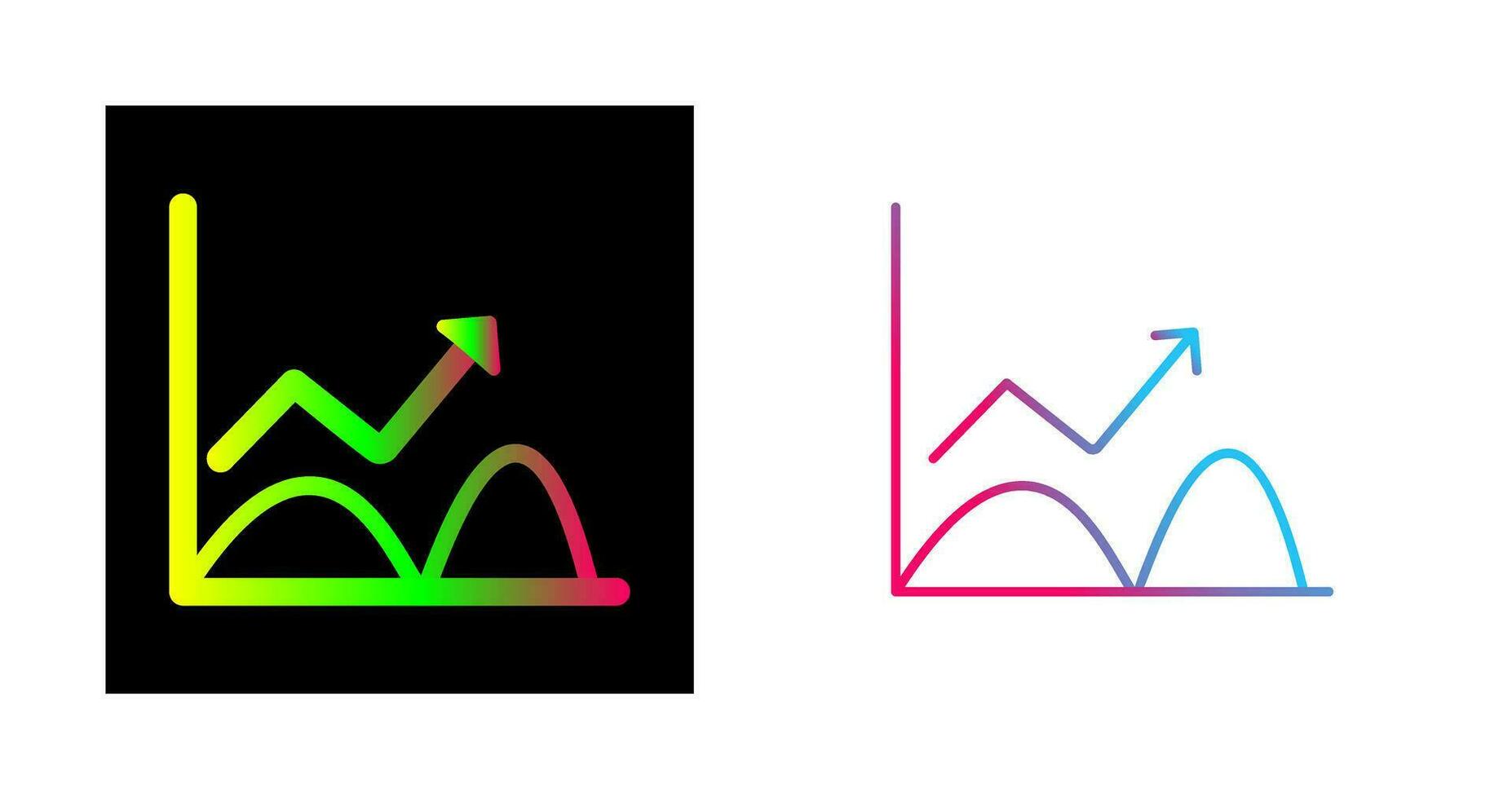 Trend in Graph Vector Icon