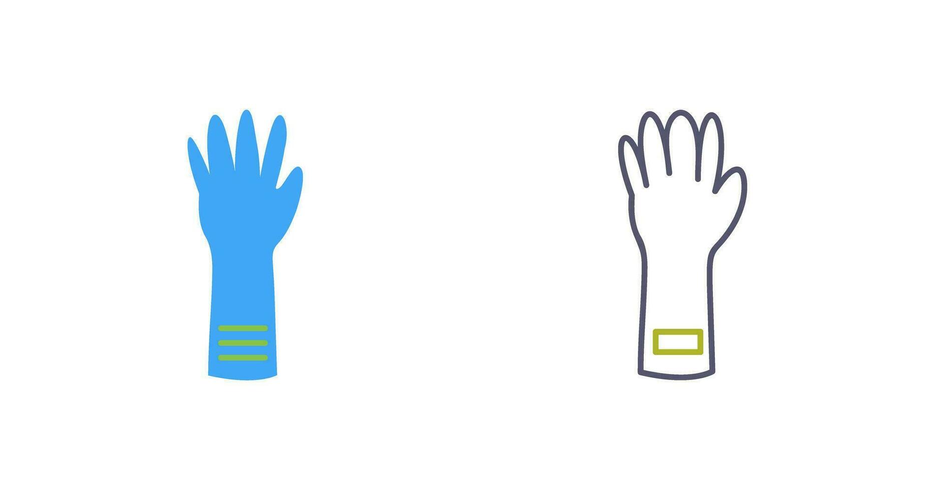 Unique Gloves Vector Icon