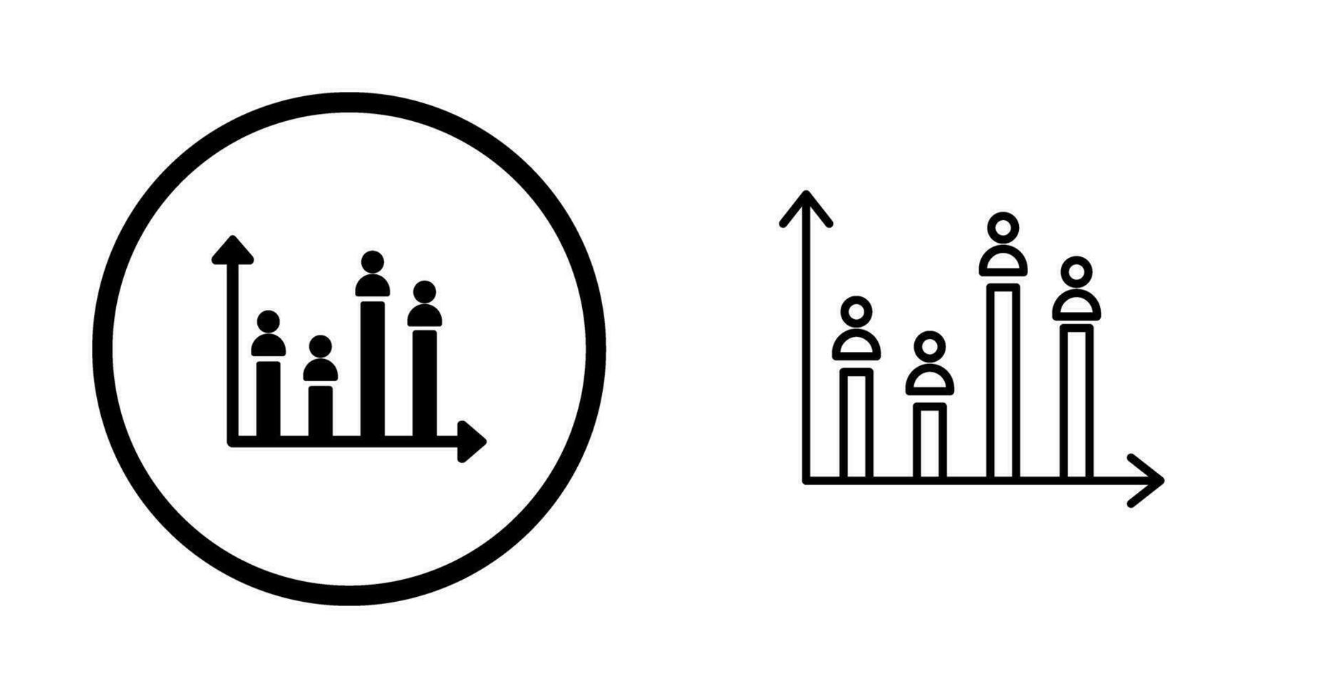 Candidate Graph Vector Icon