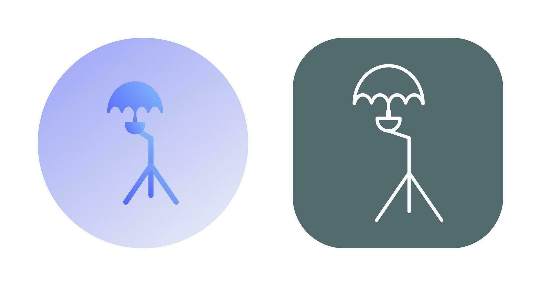 Unique Umbrella Stand Vector Icon
