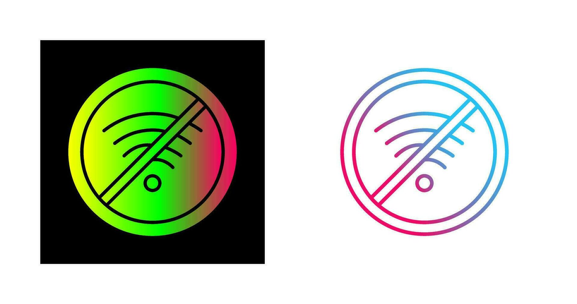No Wifi Vector Icon