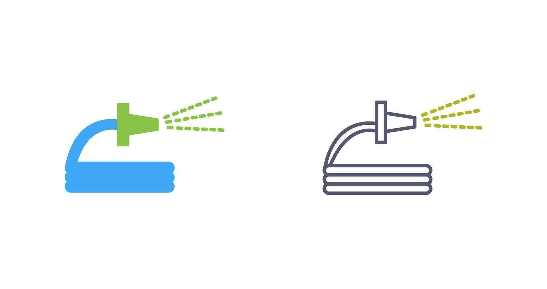 Unique Spraying Water Vector Icon