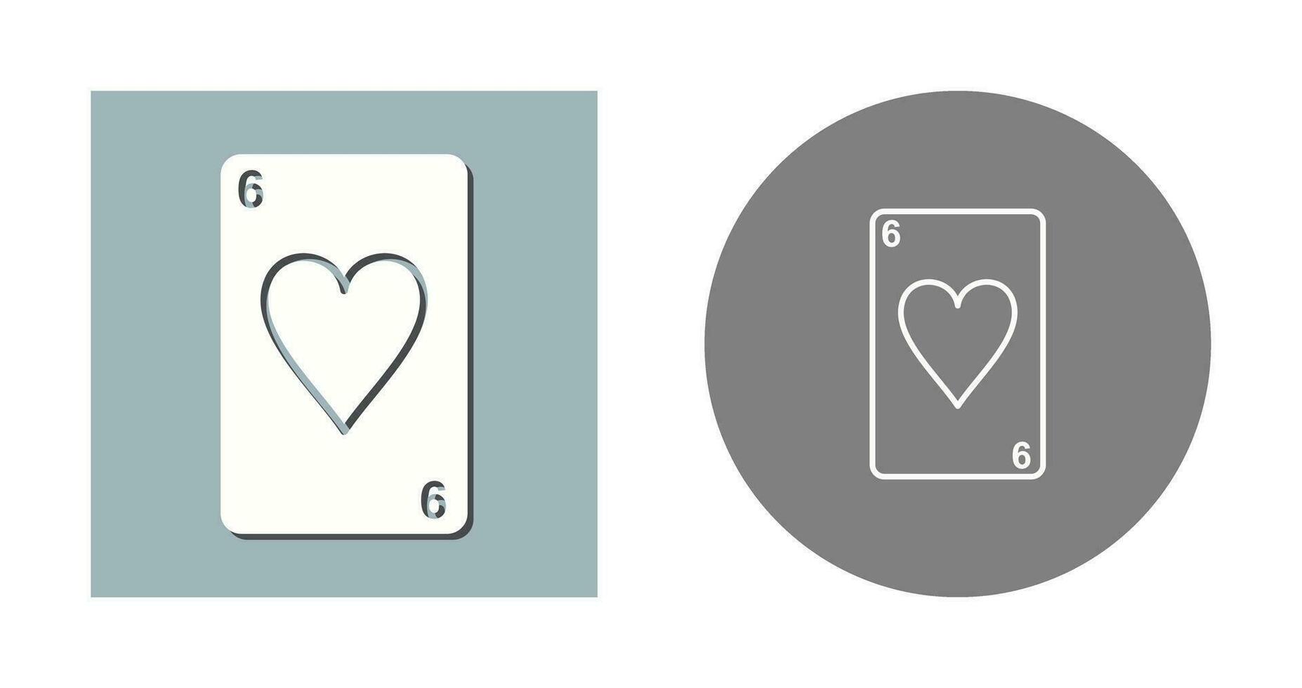 Hearts Card Vector Icon
