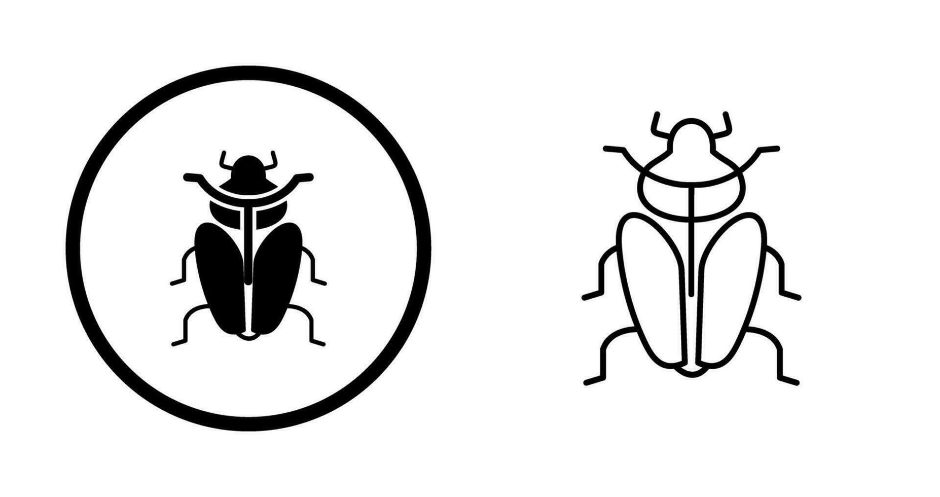 icono de vector de insecto