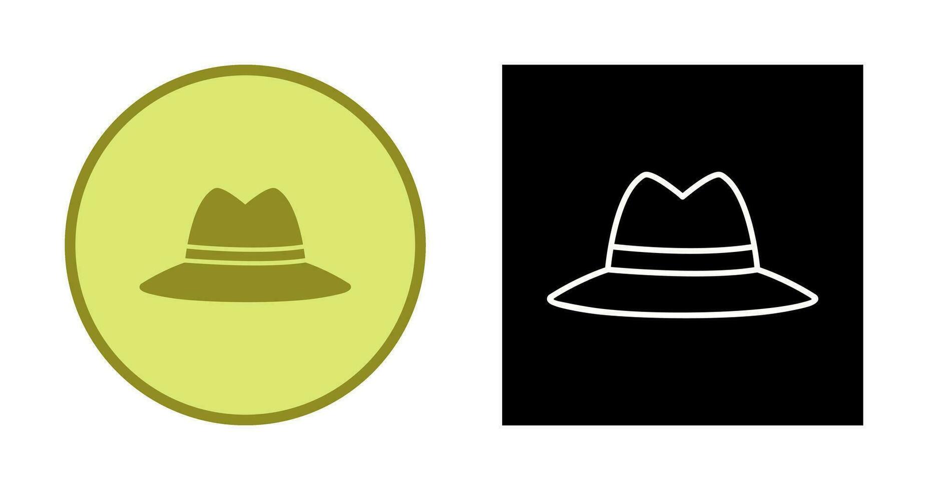 icono de vector de sombrero