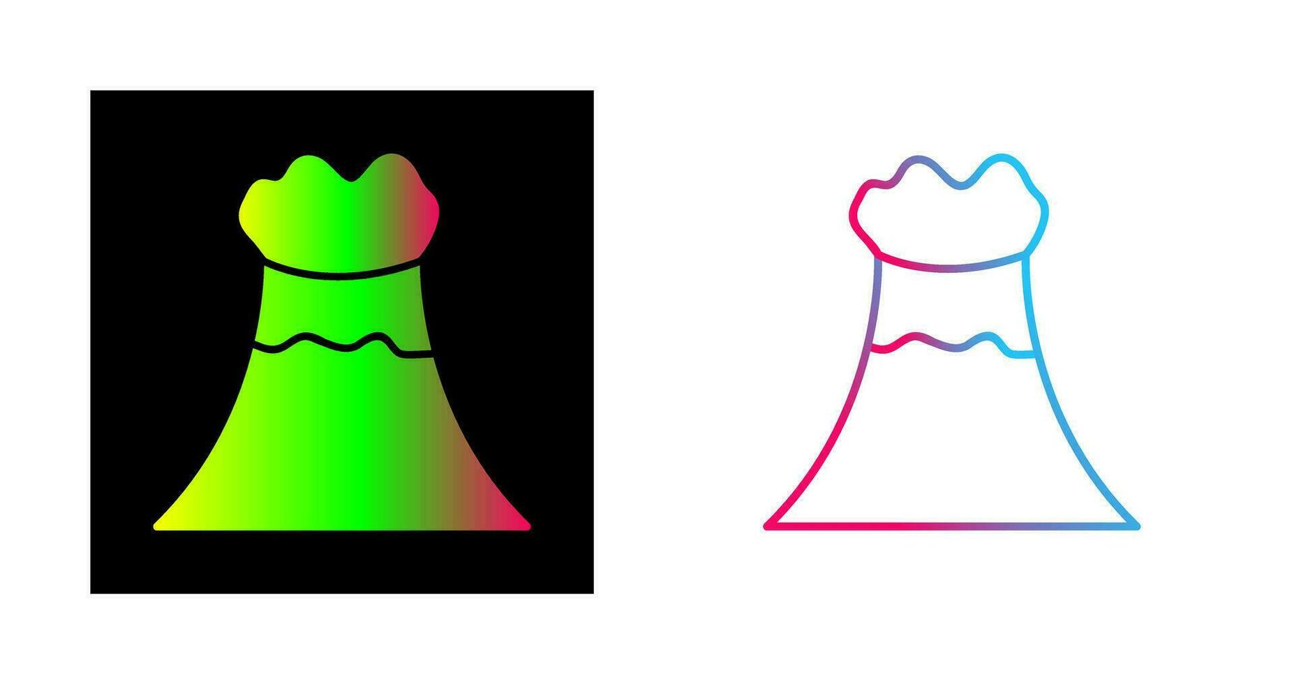 Volcano Vector Icon