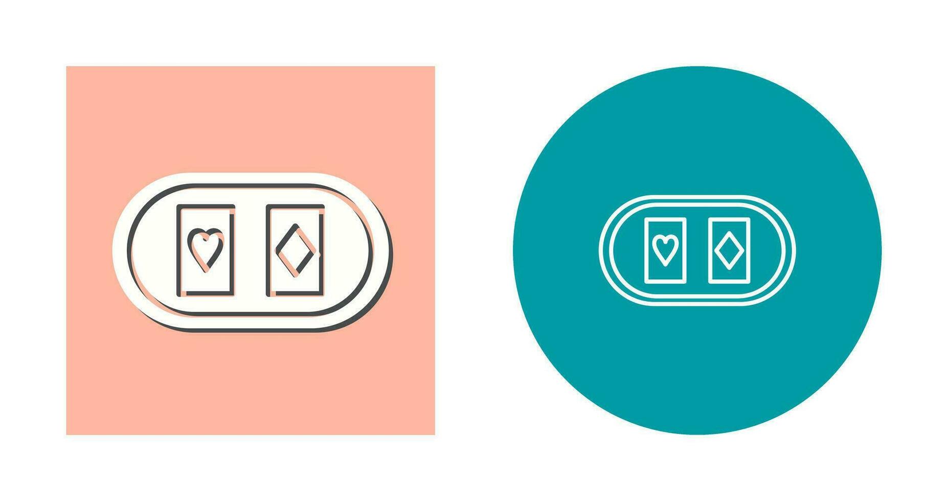 Cards Table Vector Icon