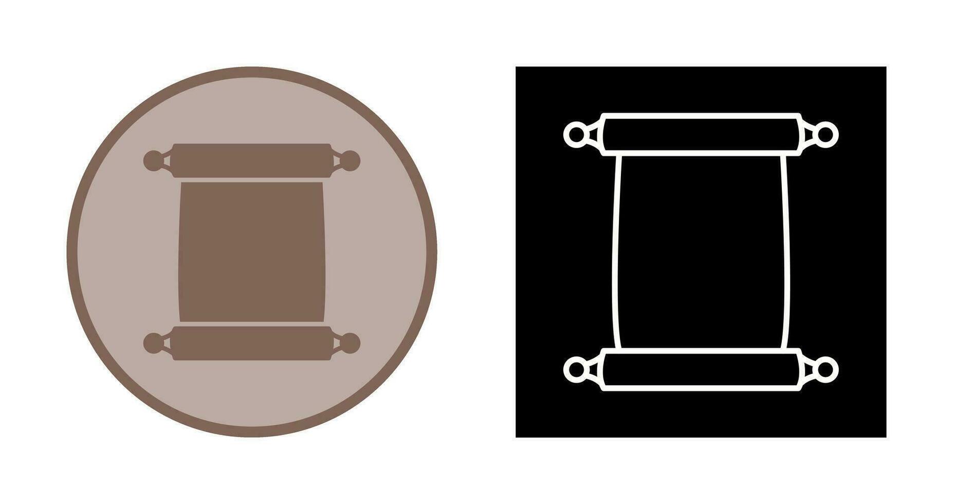 Scroll of Paper Vector Icon