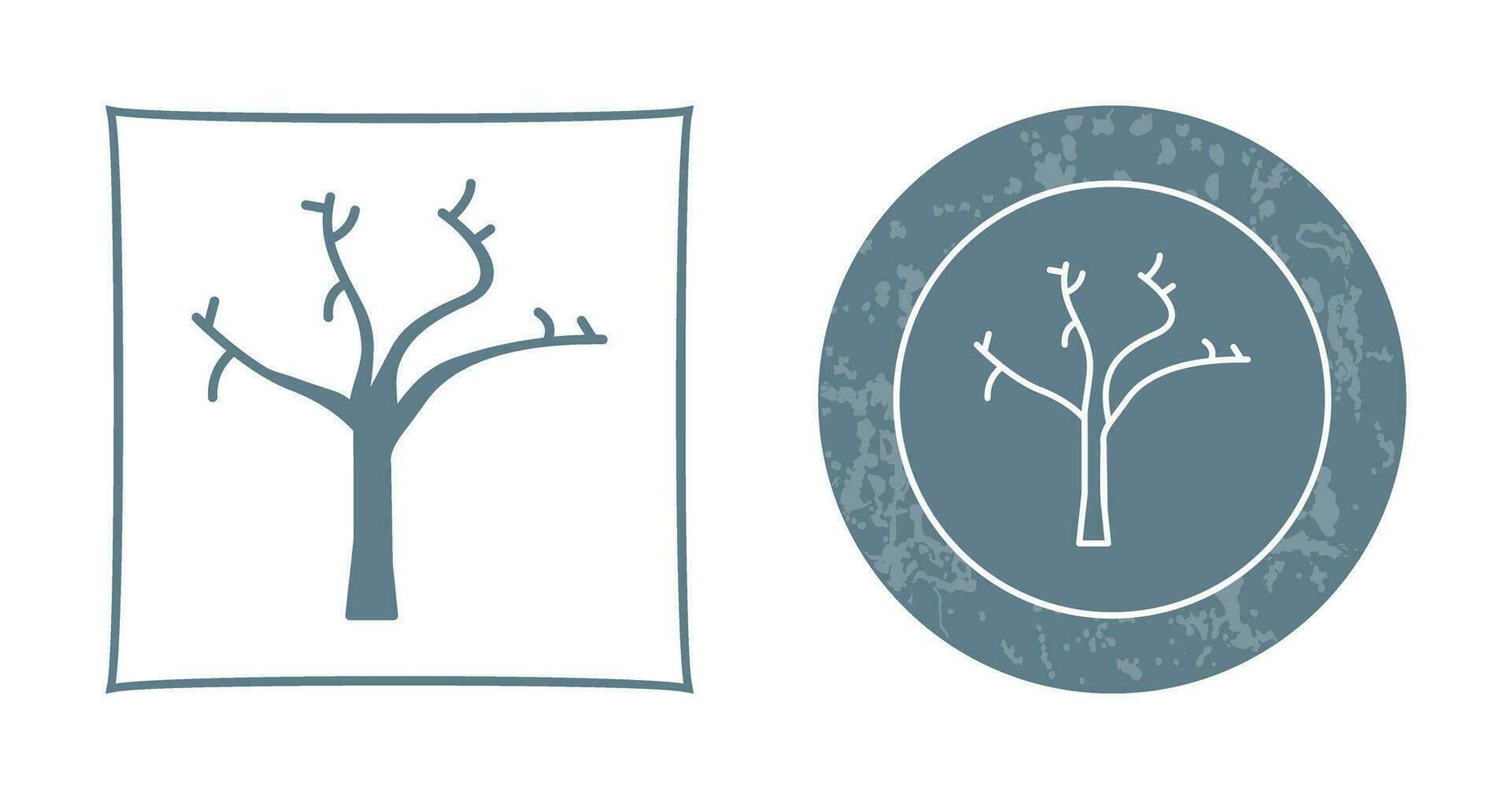 Tree with no Leaves Vector Icon