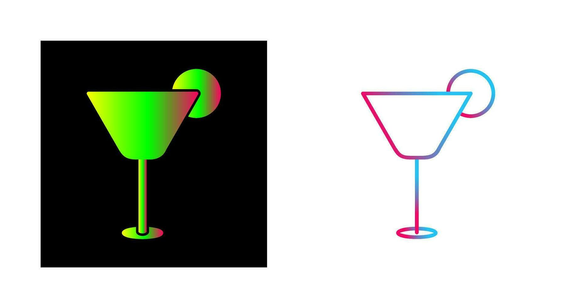 Cocktail Drink Vector Icon