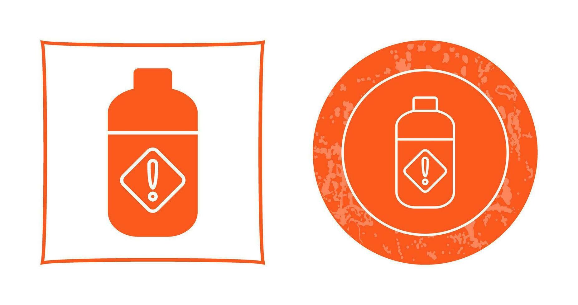 Pesticide Bottle Vector Icon