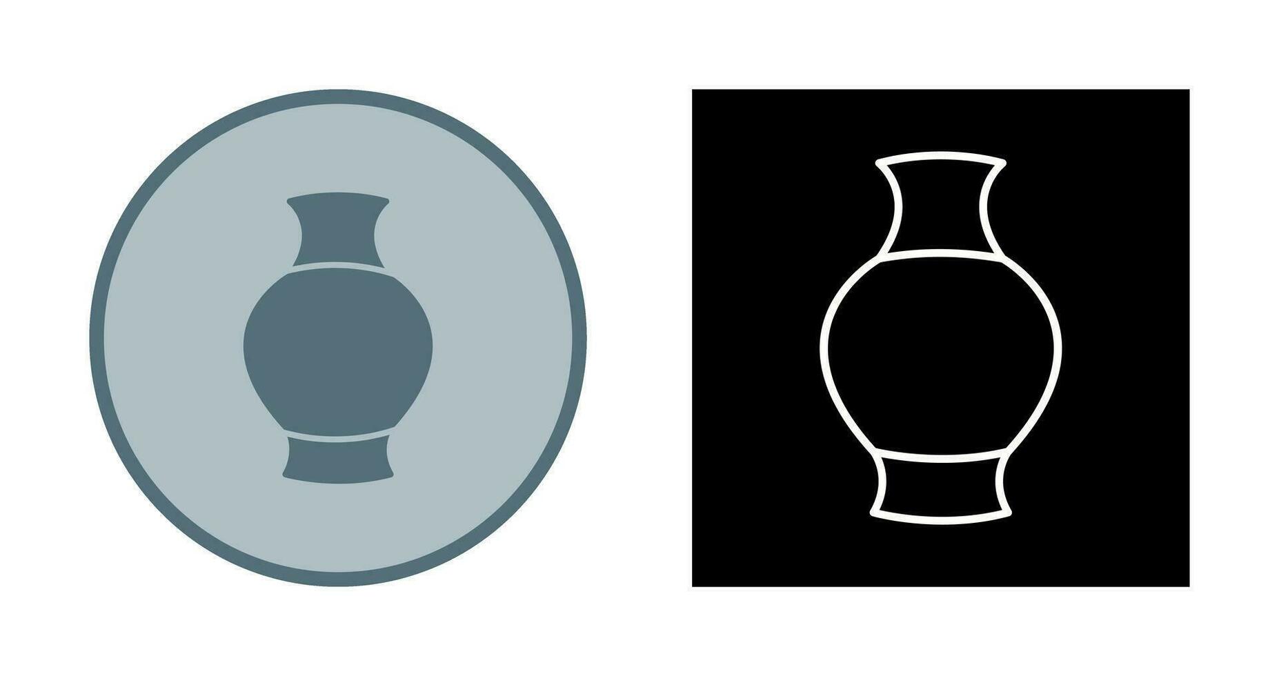 Antique Jar Vector Icon