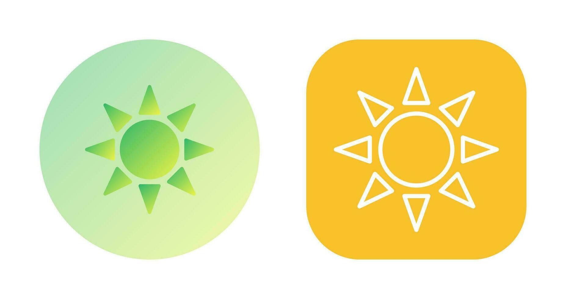 UV Radiation Vector Icon