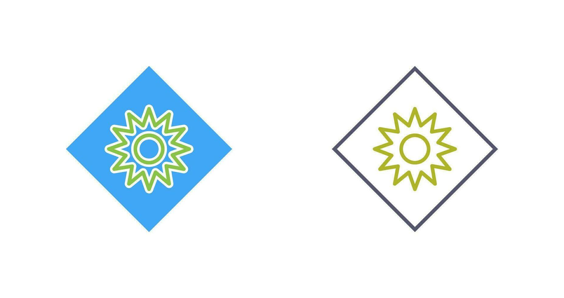 Optical Radiation Vector Icon