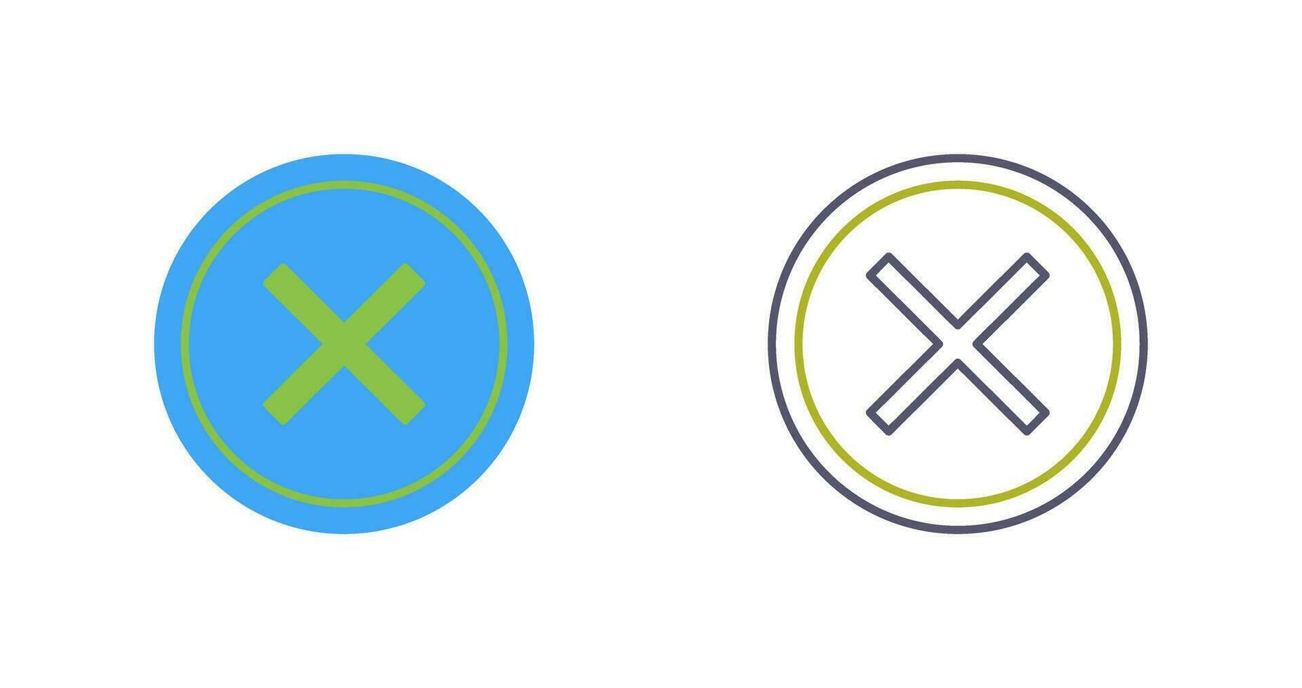 Do Not Cross Vector Icon