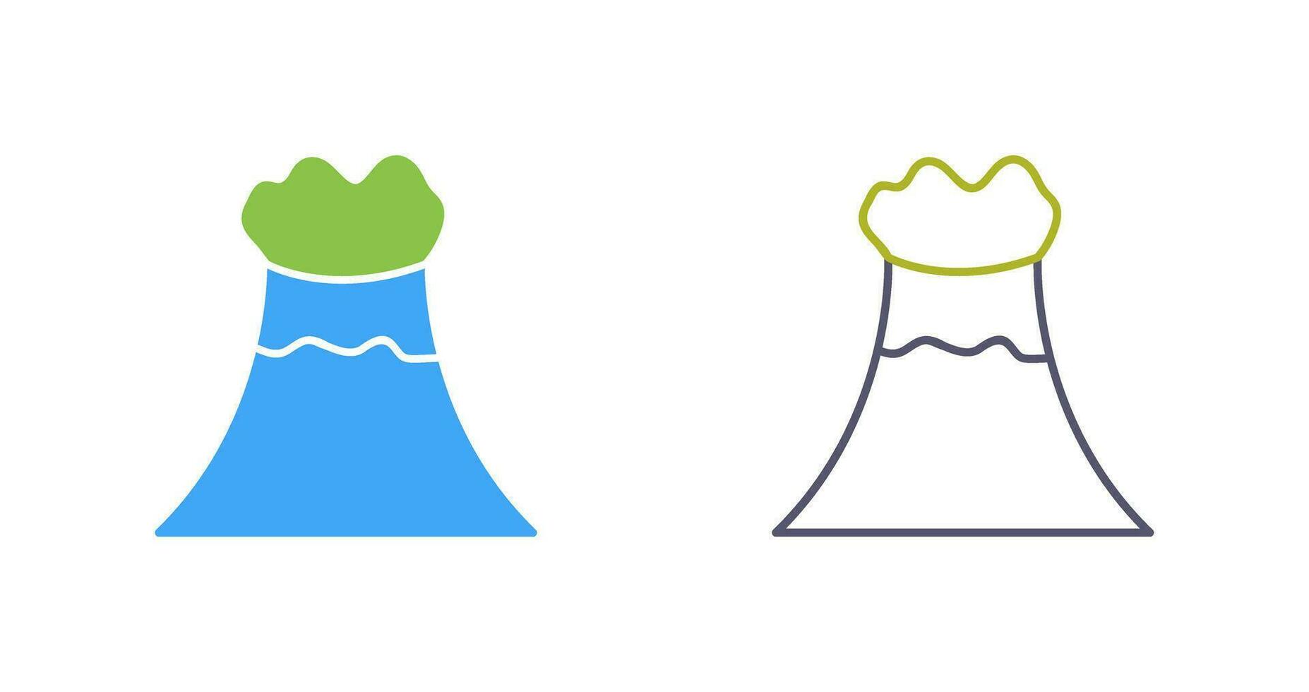 Volcano Vector Icon