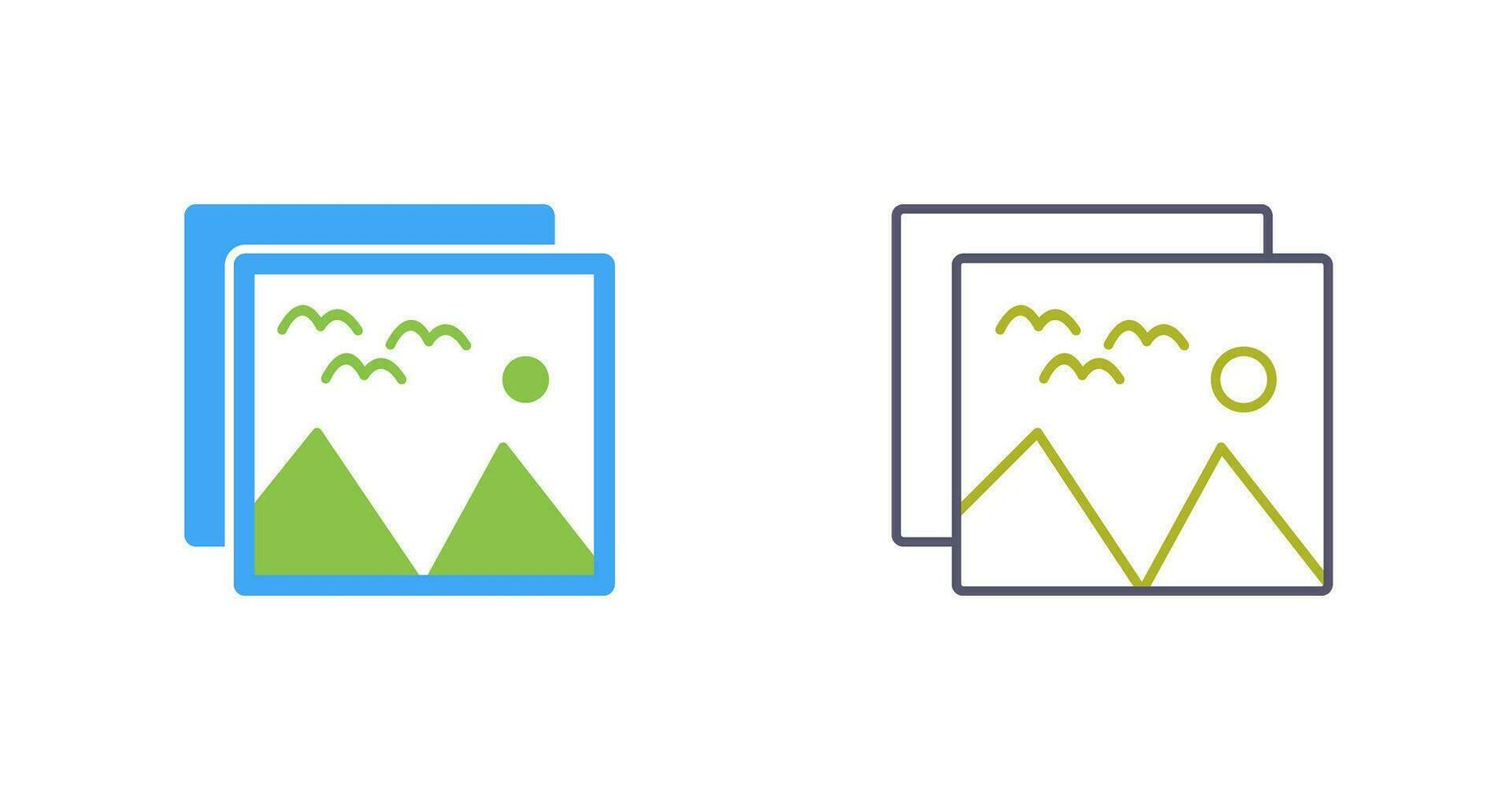Pictures Vector Icon