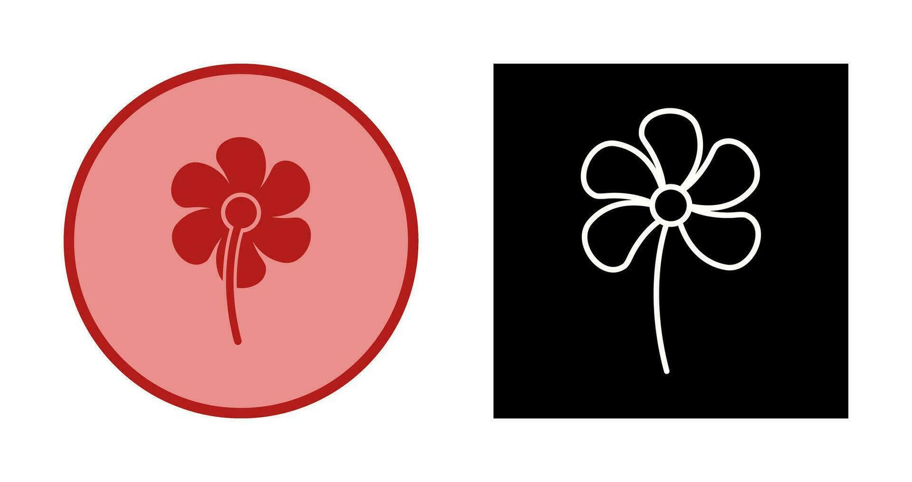 Small flowers Vector Icon