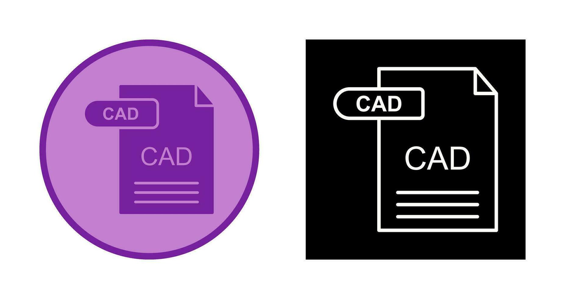 icono de vector de cad