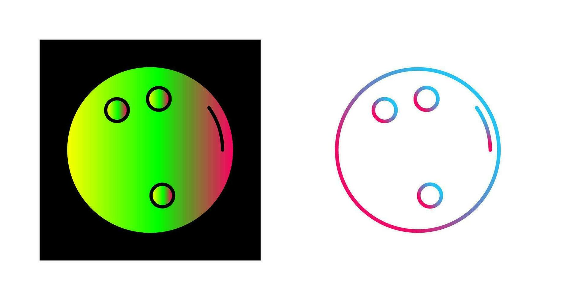 Bowling Ball Vector Icon