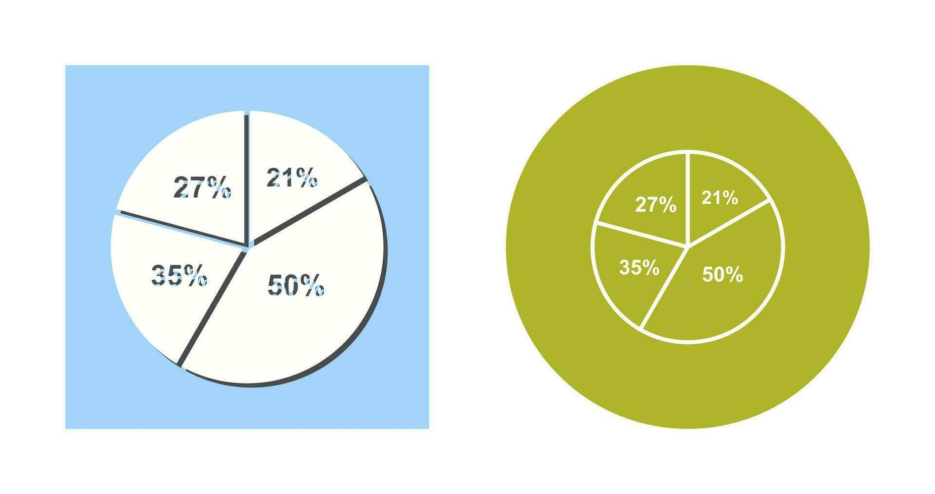 Pie Chart Vector Icon
