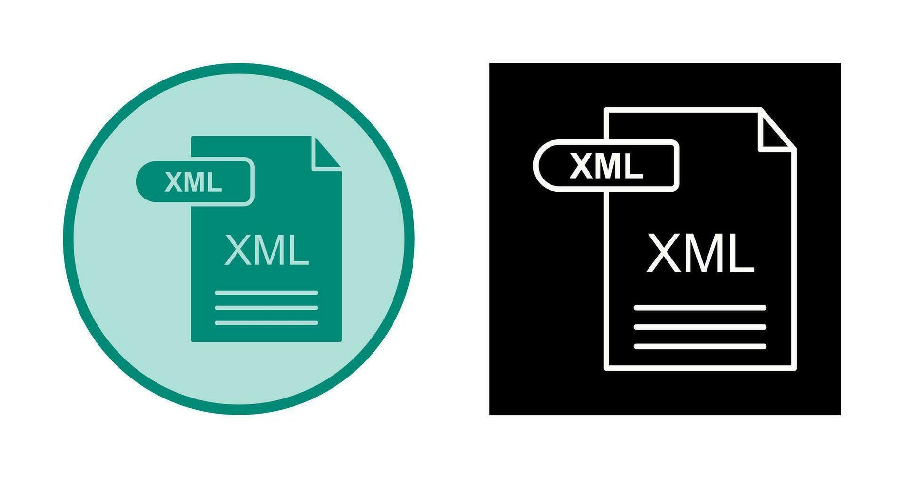 XML Vector Icon
