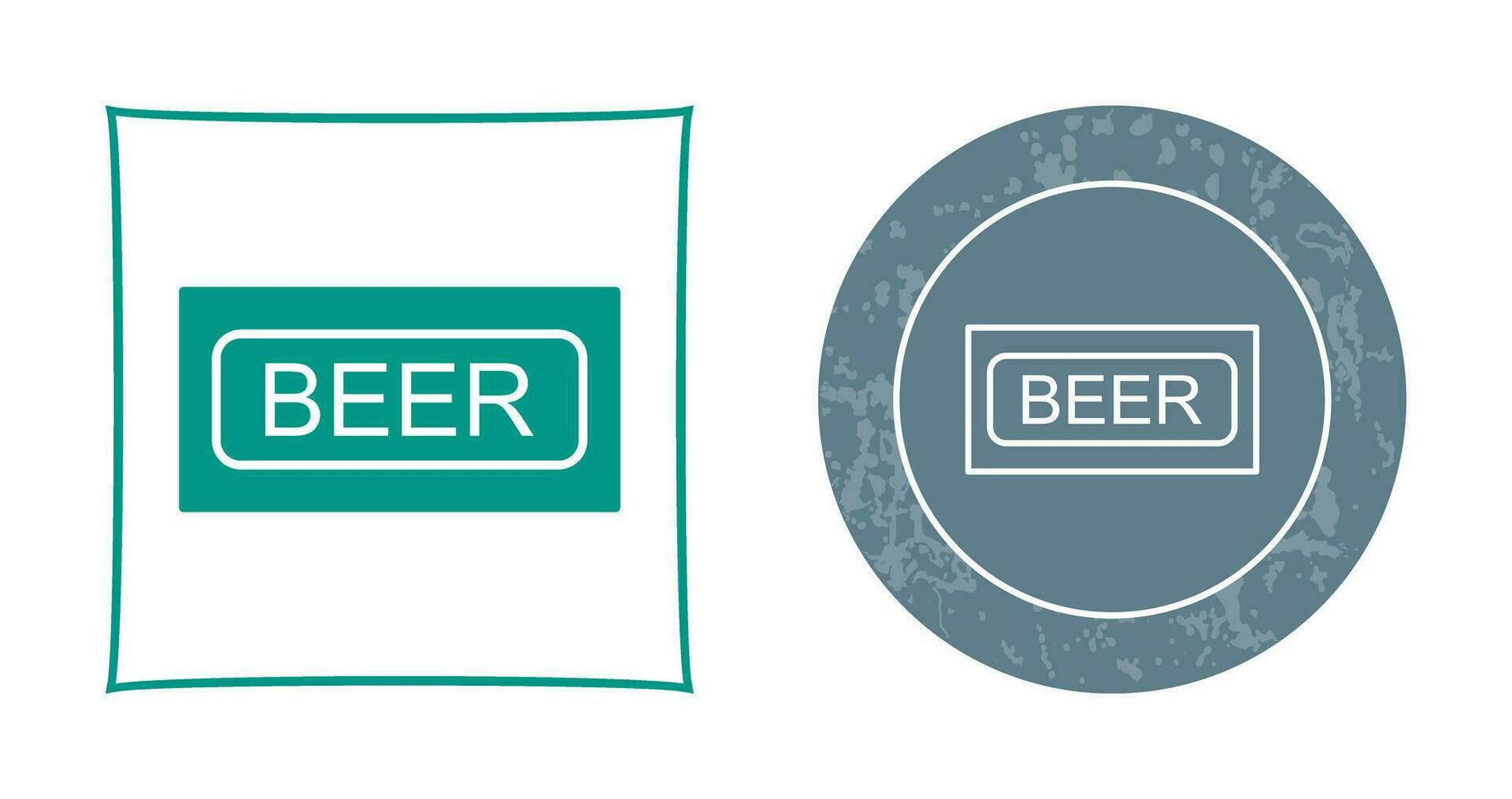 icono de vector de signo de cerveza