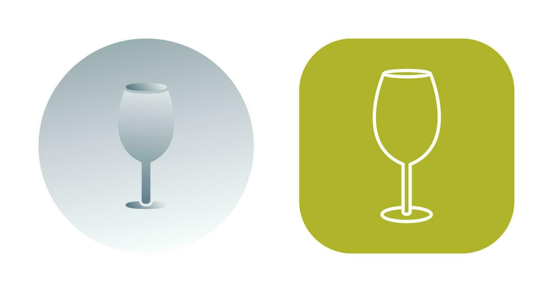 icono de vector de copa de vino