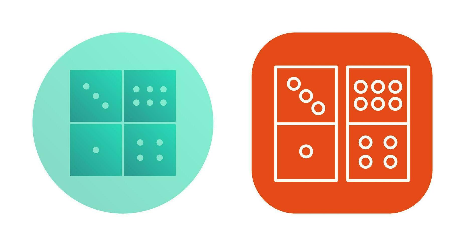 Domino Game Vector Icon