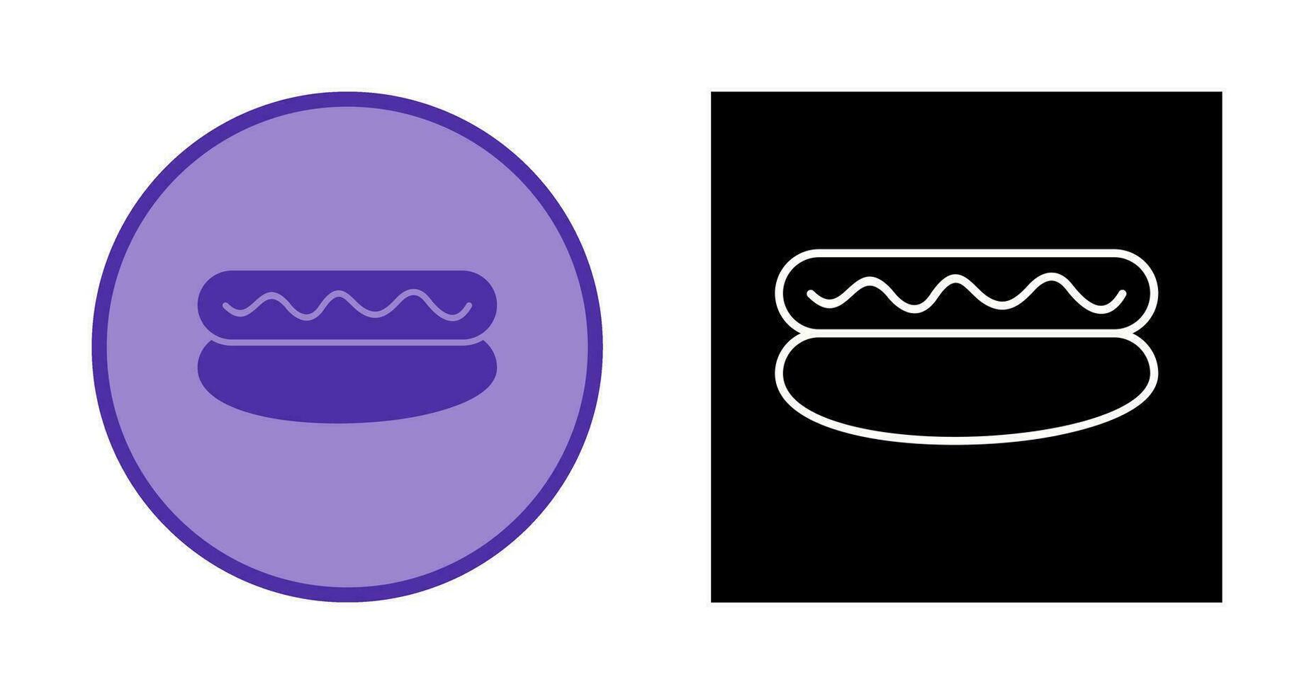 Hot Dog Vector Icon