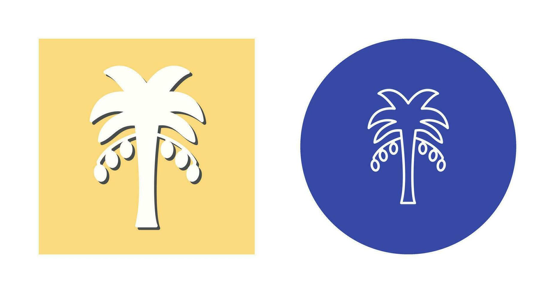 Coconut trees Vector Icon
